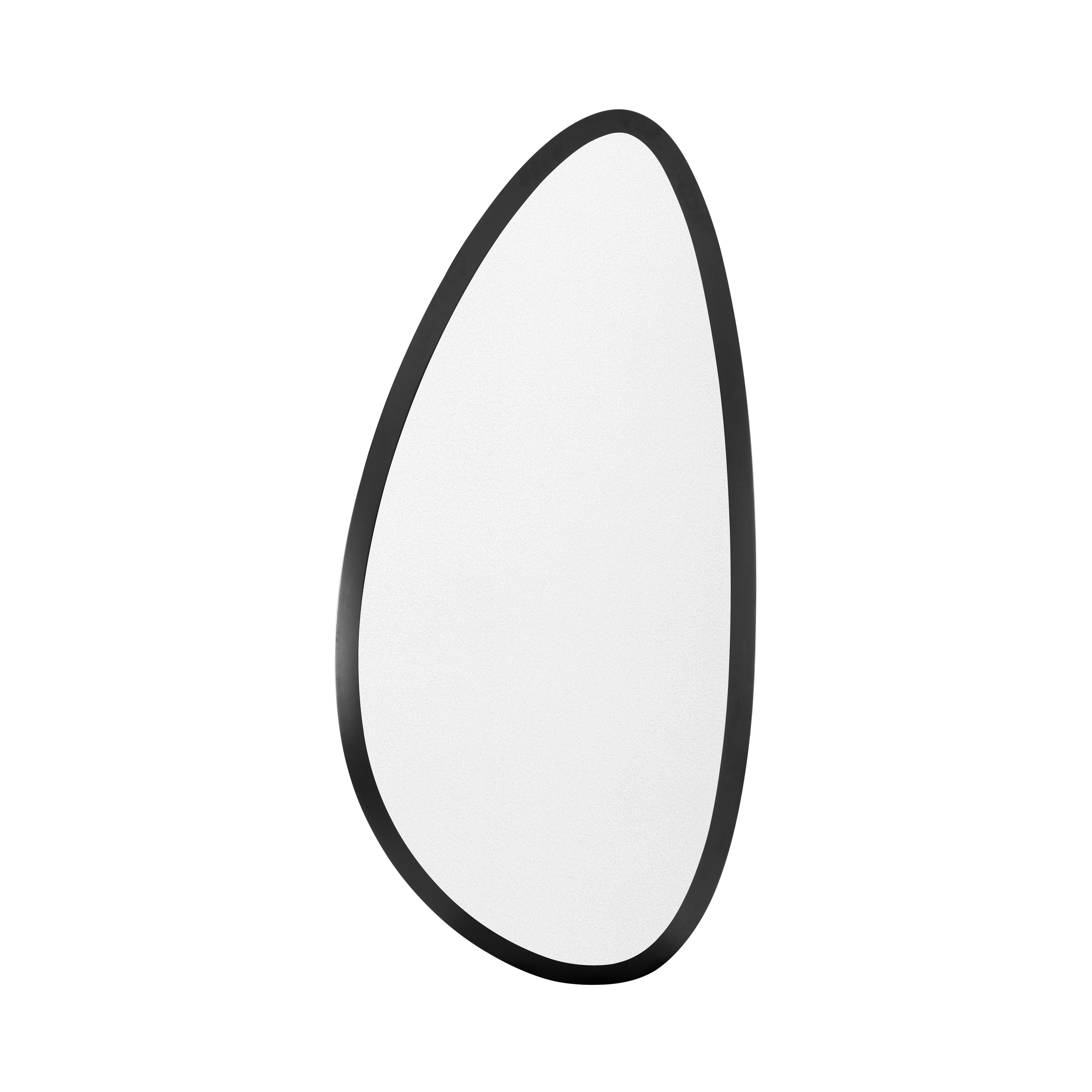 Contemporary Pante Mirror In Black Wood Finish, Set of 4 For Sale