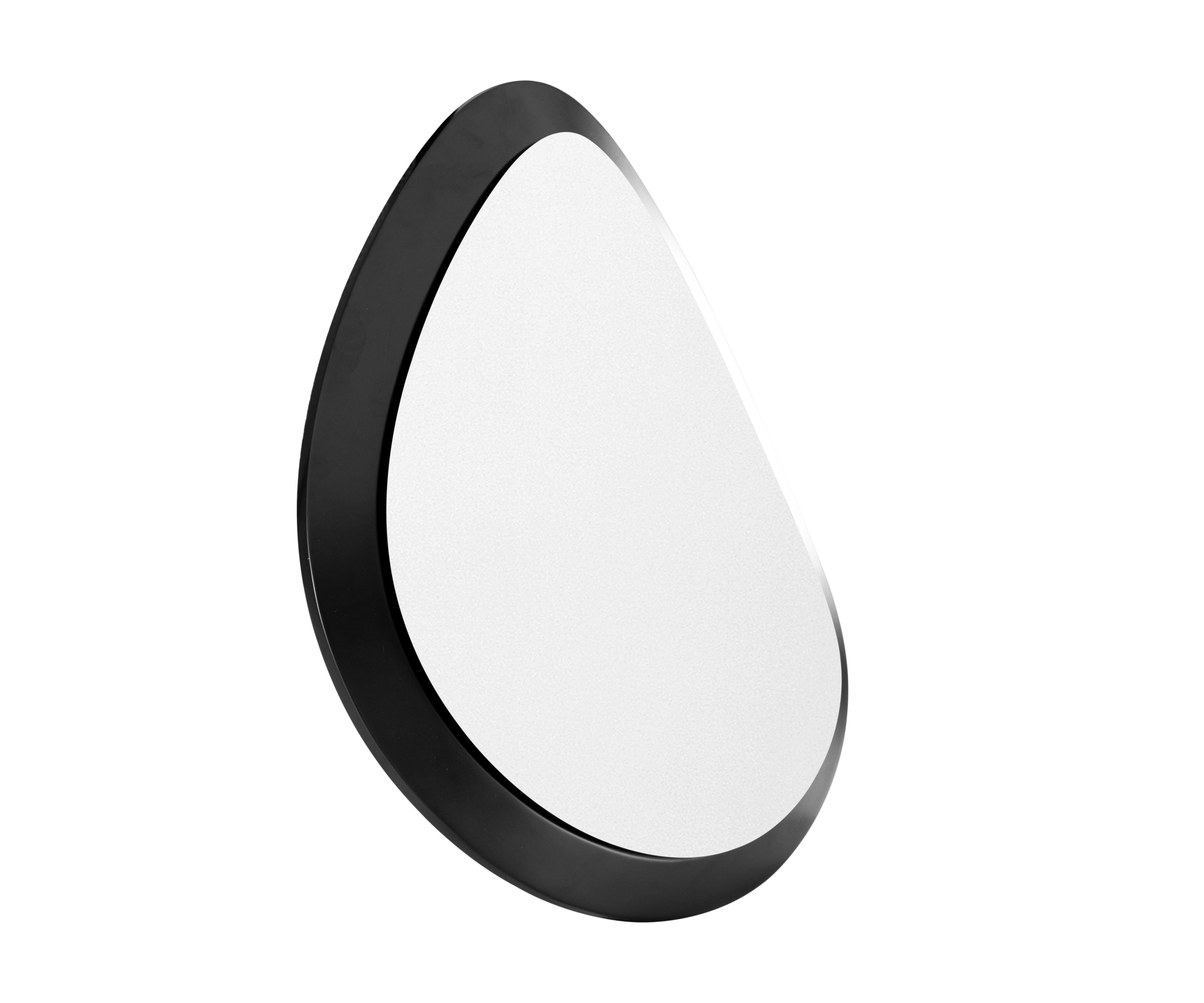 Pante Mirror In Black Wood Finish, Set of 4 For Sale 2