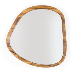 Set of Four Customizable Teak Mirrors with Organic Design - Pantê Line