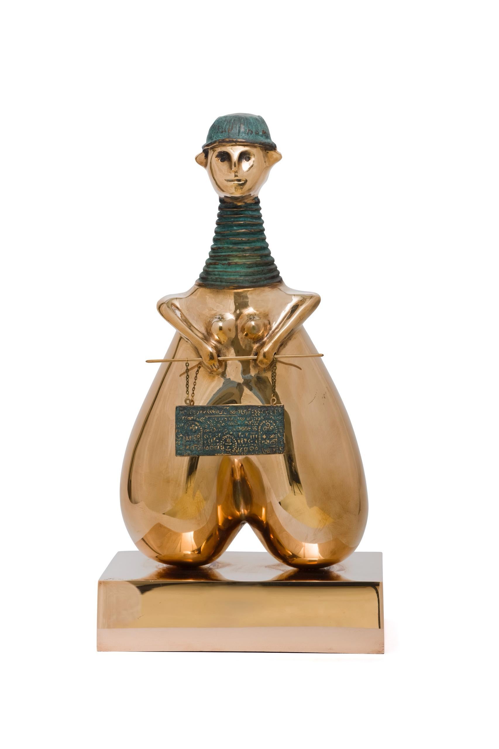 Amlash Dea Fortunata - Scultura, Bronzo