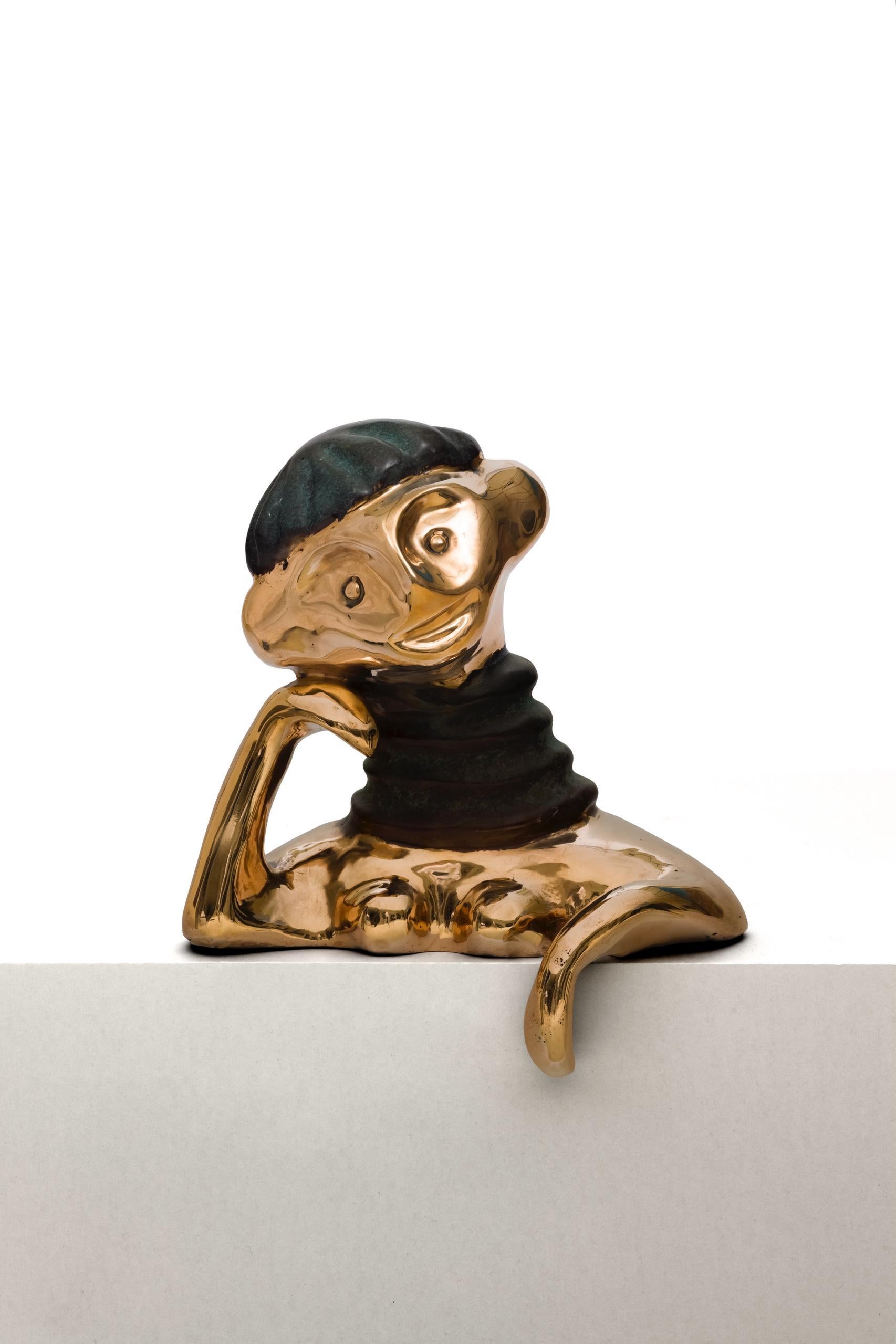 Amlash JaAn sognante - Scultura, bronzo