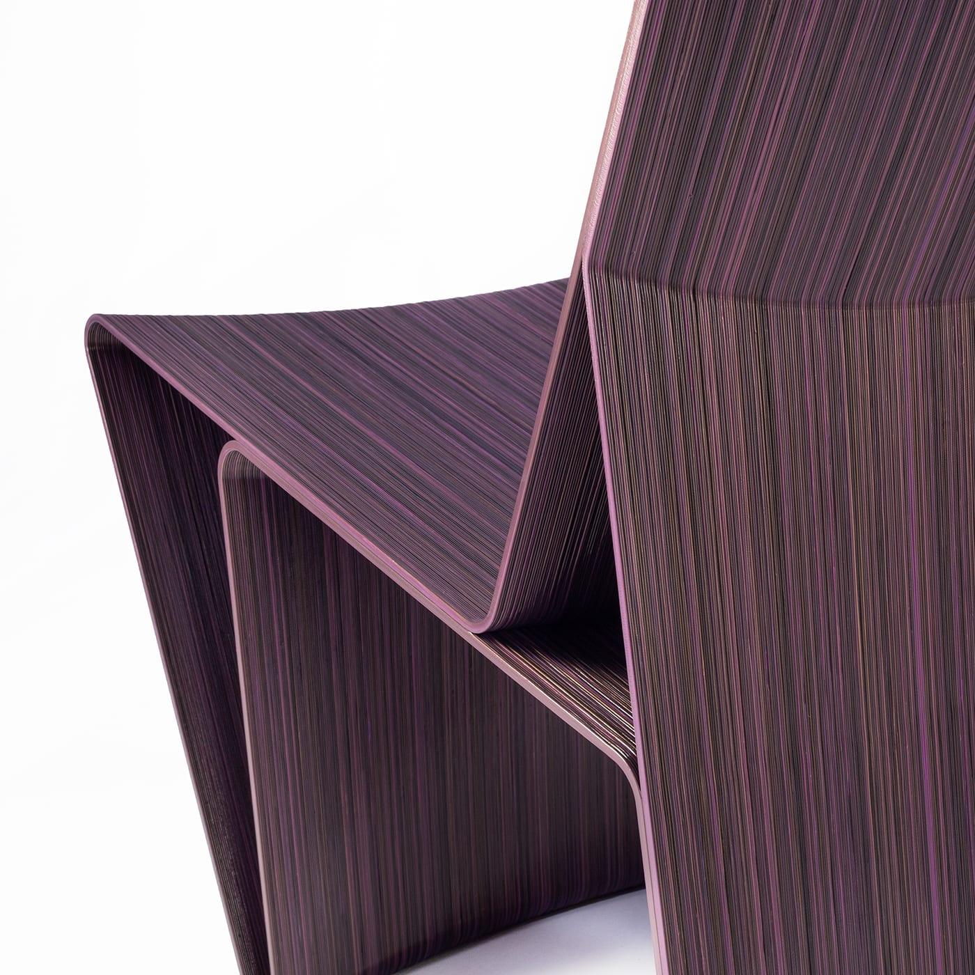 Modern Pantelleria Purple Chair For Sale