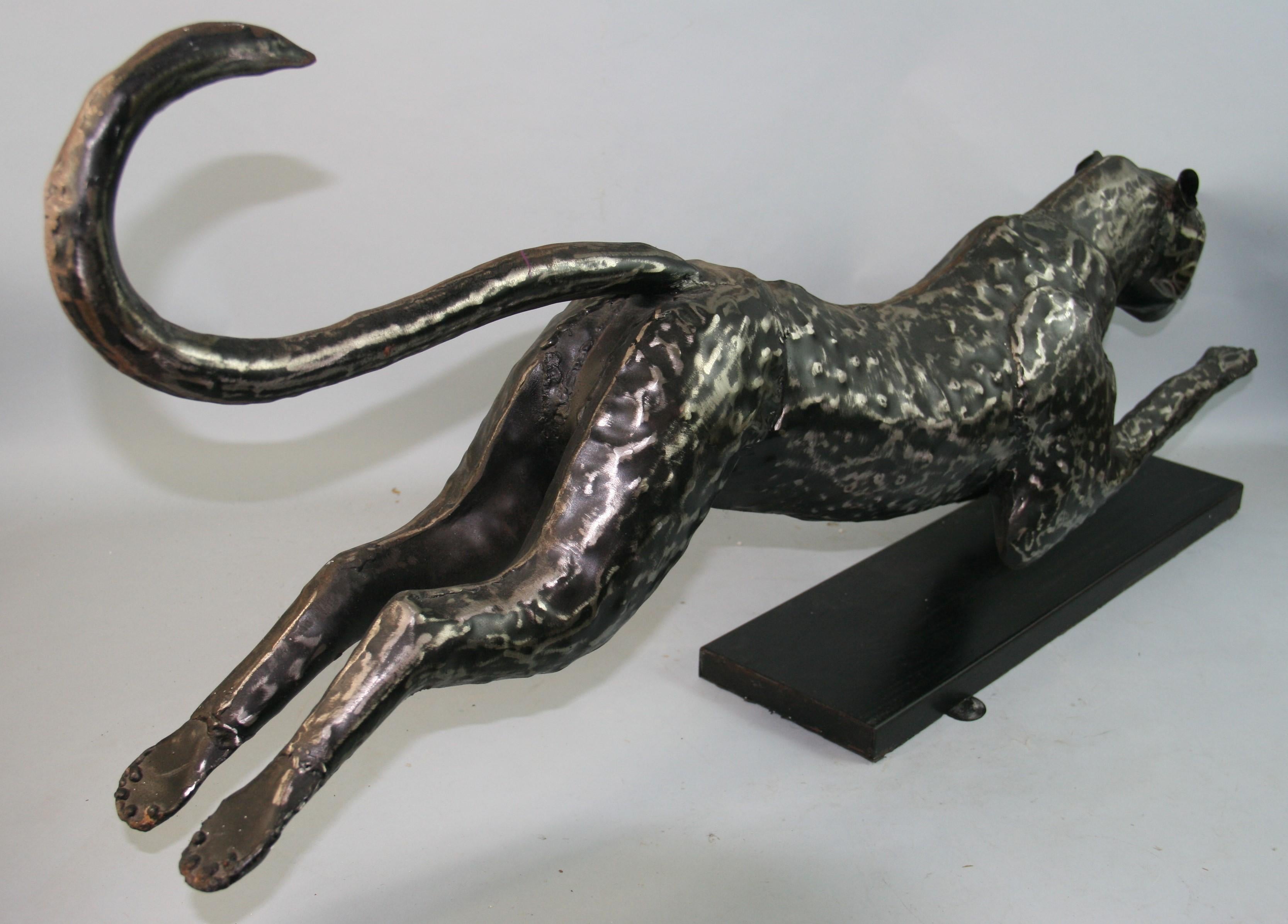 Panter Large Scale Metal Sculpture For Sale 8