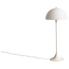 Panthella Floor Lamp by Verner Panton, White Opal Acrylic, 1960