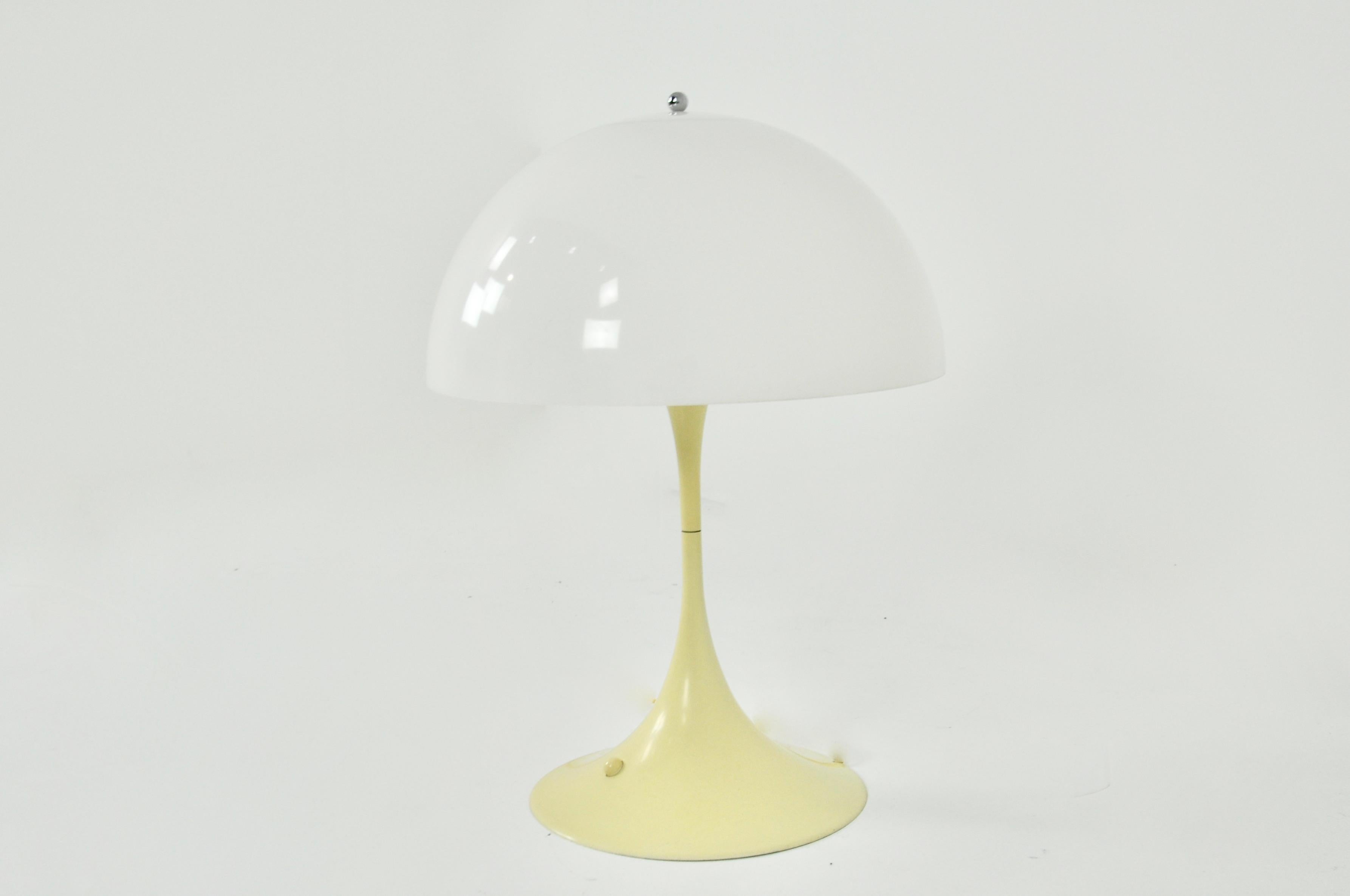 Metal Panthella Table Lamp by Verner Panton for Louis Poulsen, 1970s For Sale