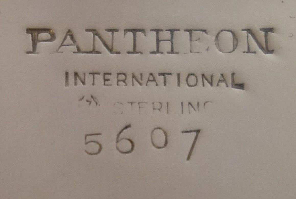 Pantheon by International Sterlingsilber-Teeservice, 5-teilig mit Tablett im Angebot 3