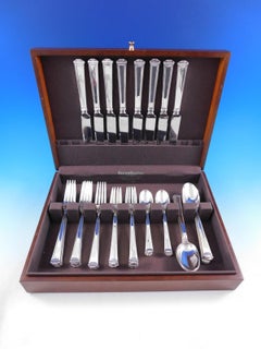 Pantheon by Tuttle Sterling Silver Flatware Service for 8 Set 40 pcs Dinner