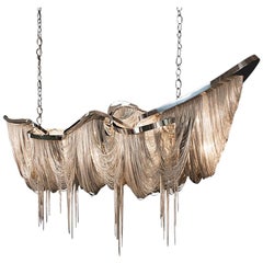 Pantheon-Kronleuchter "Edelstahl" von Hudson