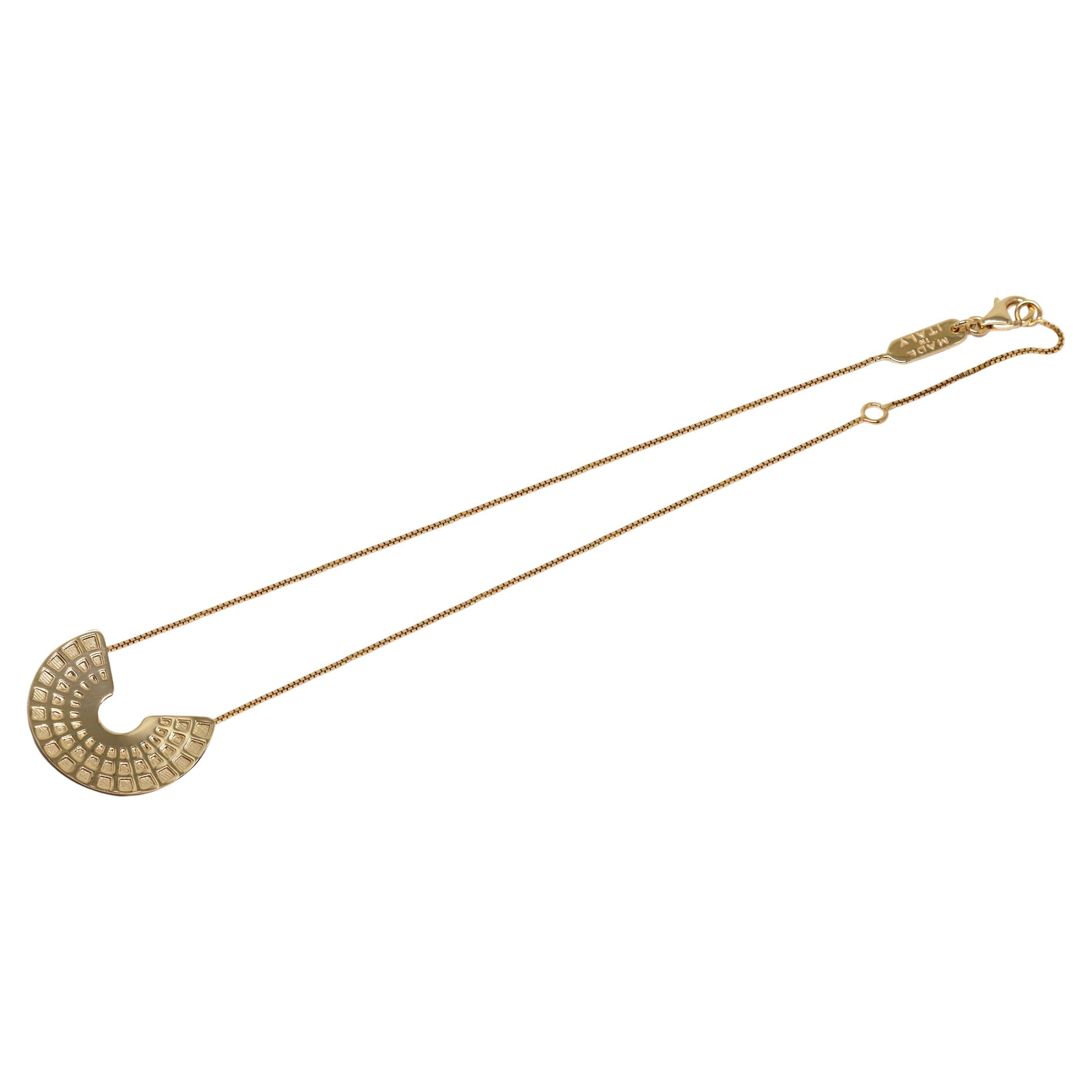 Pantheon Gold Plated Silver Necklace by CoRo Jewels