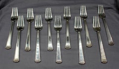 Pantheon Pattern Sterling Silver Flatware, 57 Piece