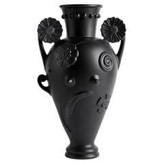 Vintage Pantheon Persephone Vase - Black