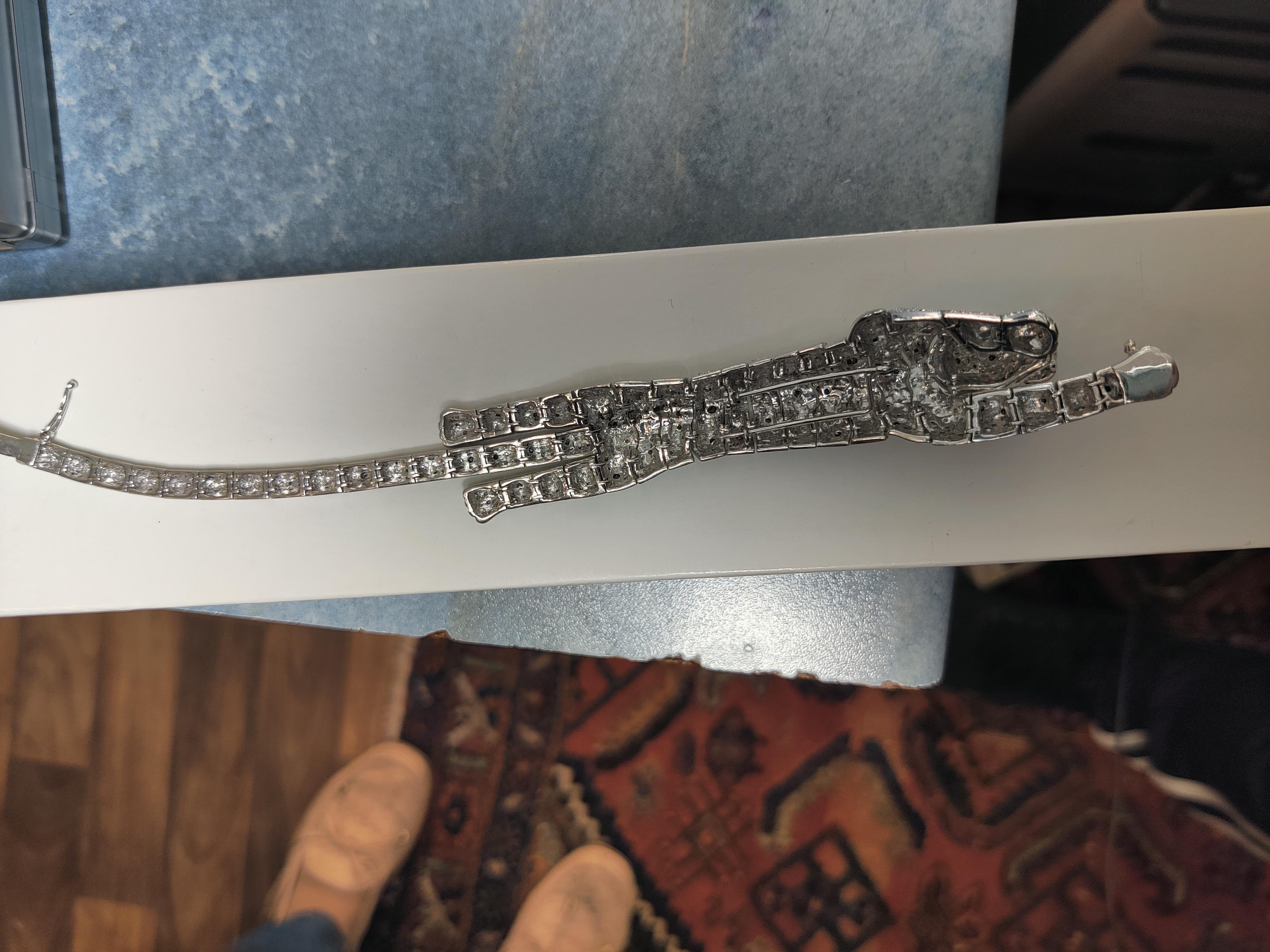 Broche Pulsera Pantera 18 K Diamantes en Nuevo estado para la venta en Bad Kissingen, DE