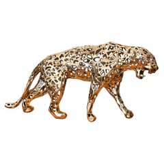Panther Bronze Orlinski Sculpture