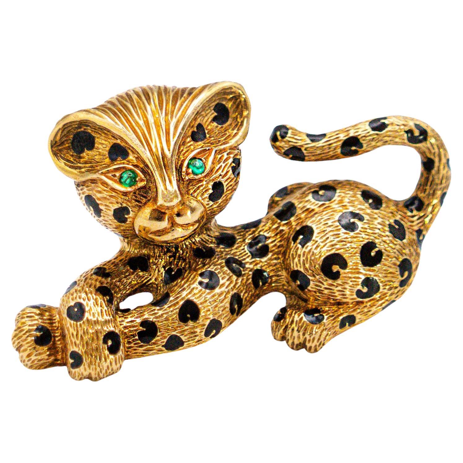 Panther Brooch by FRED Paris For Sale