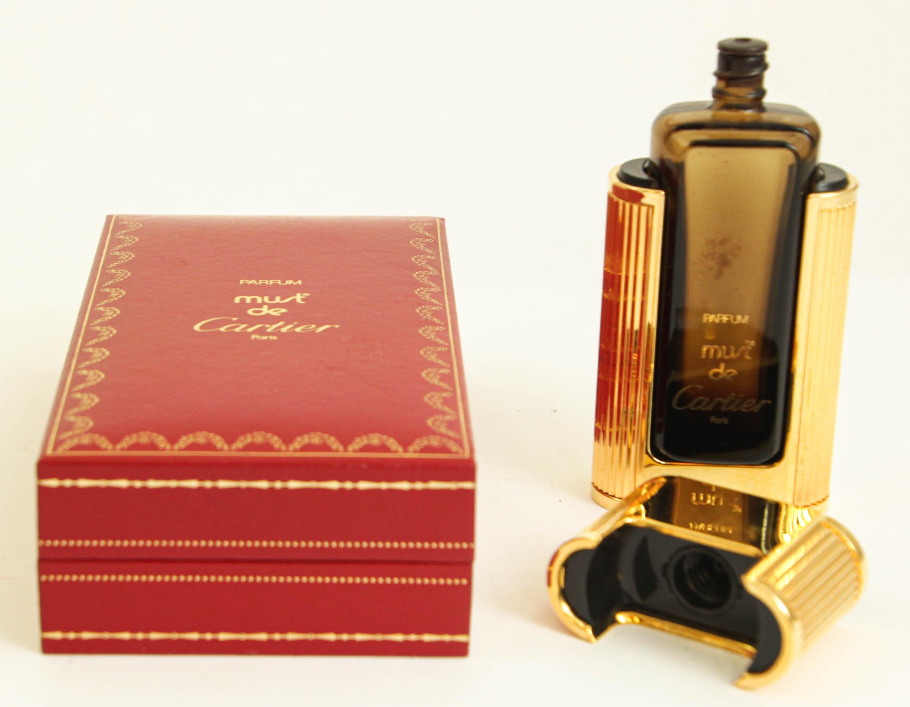 Bottiglia di profumo vintage da collezione Panther de Cartier in scatola originale  Art Déco in vendita 1