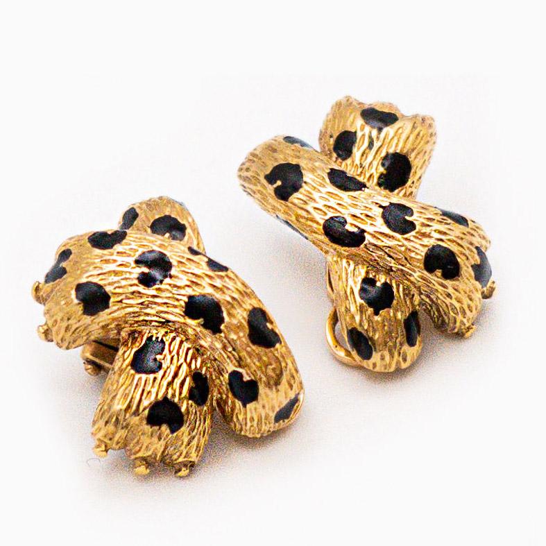 Artist Ombre Féline Panther Earrings by FRED Paris