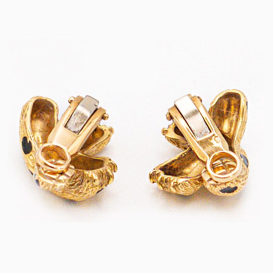 Men's Ombre Féline Panther Earrings by FRED Paris