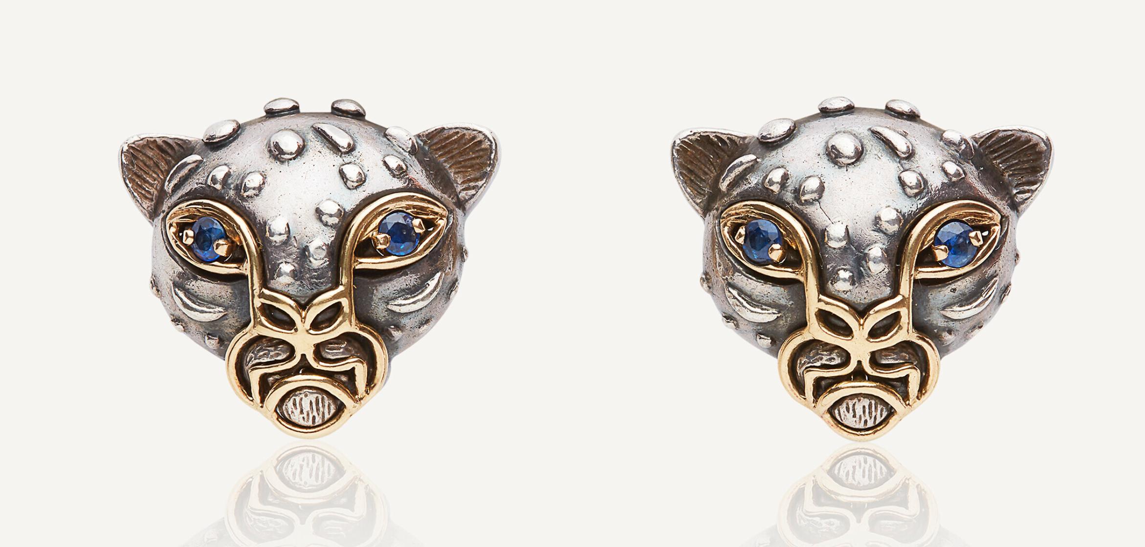 Panther Earrings from Maison René Boivin For Sale 1