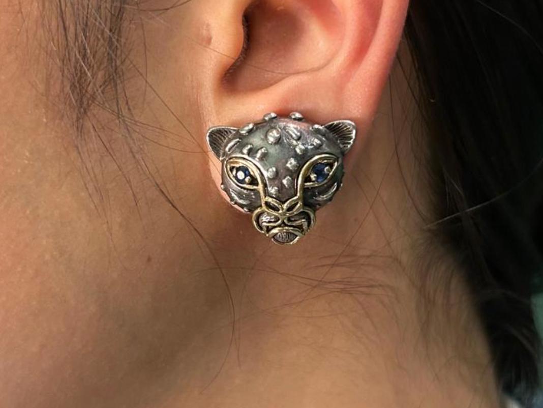 Panther Earrings from Maison René Boivin For Sale 2