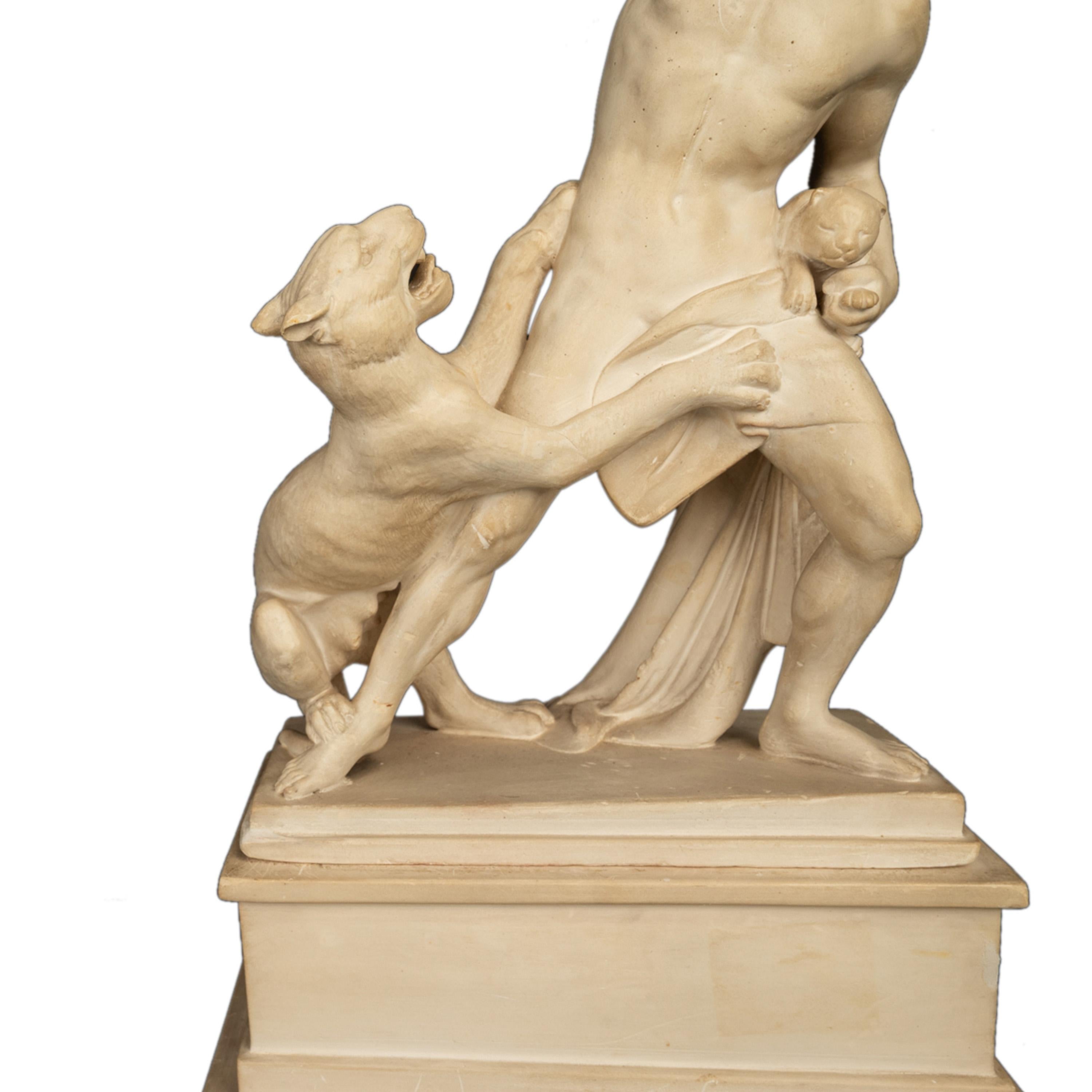 Dänische Skulptur „Panther Jäger“ Neoklassizistische Statue Jens Adolph Jerichau 1846  im Angebot 9