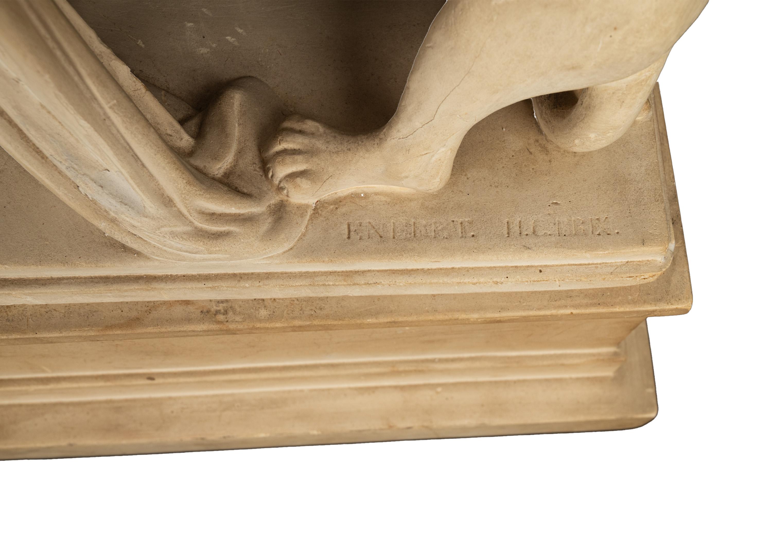 Sculpture danoise néoclassique « chasseur de panthères » Jens Adolph Jerichau 1846  en vente 9