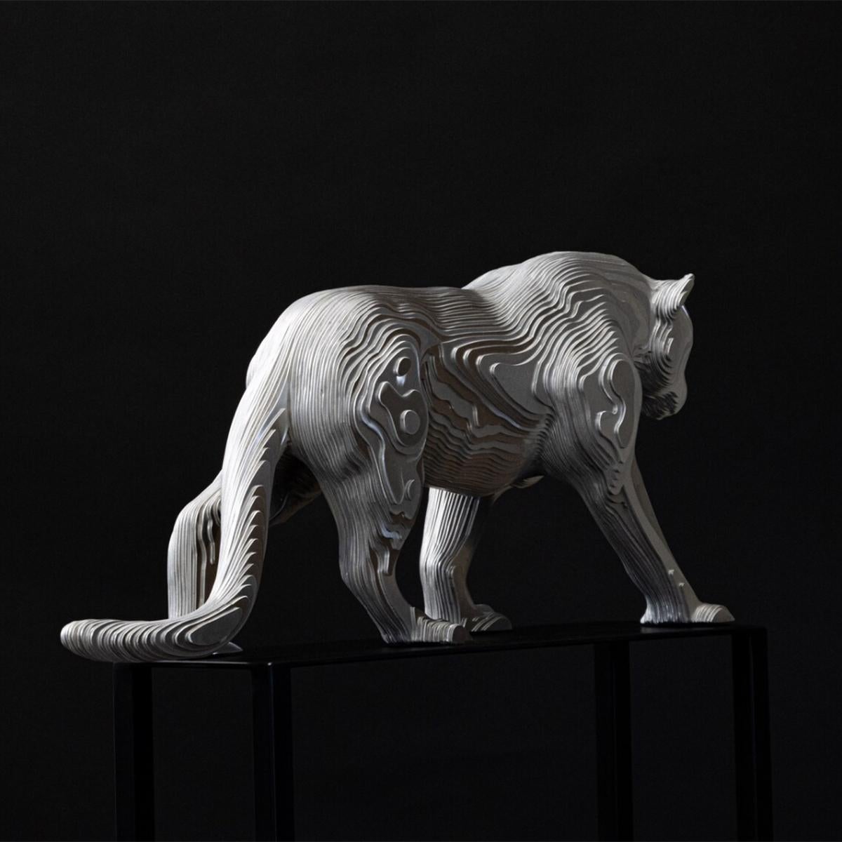 Panther Polished Medium Sculpture In New Condition For Sale In Paris, FR
