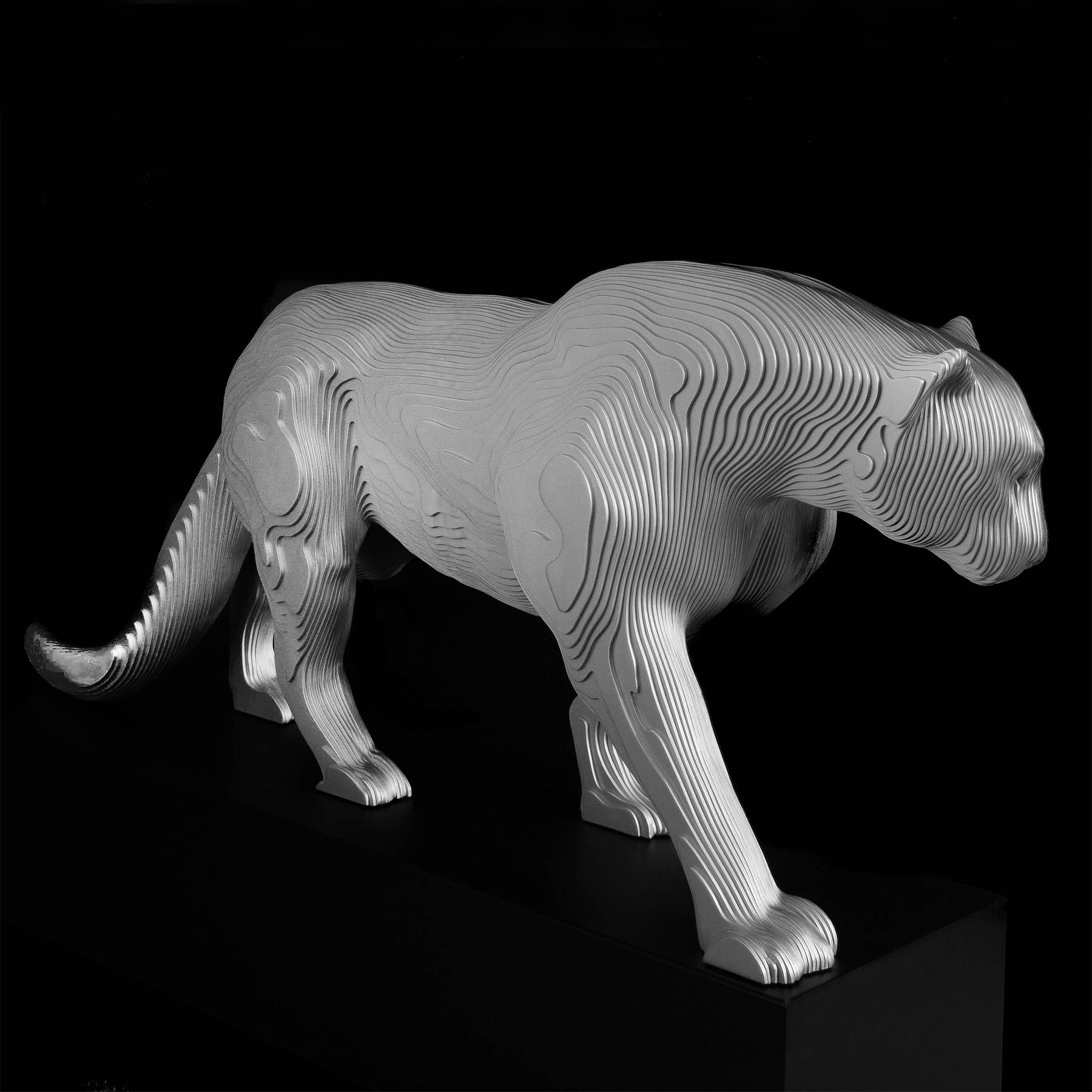 Panther Polished Sculpture In New Condition For Sale In Paris, FR
