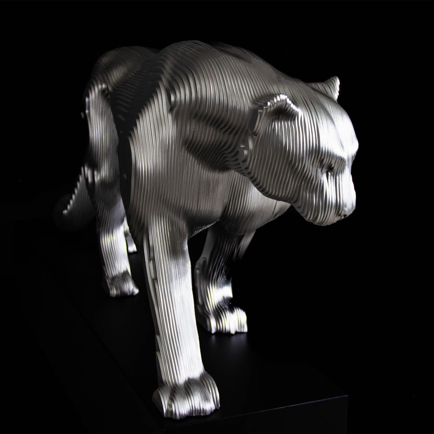 Contemporary Panther Polished Sculpture For Sale