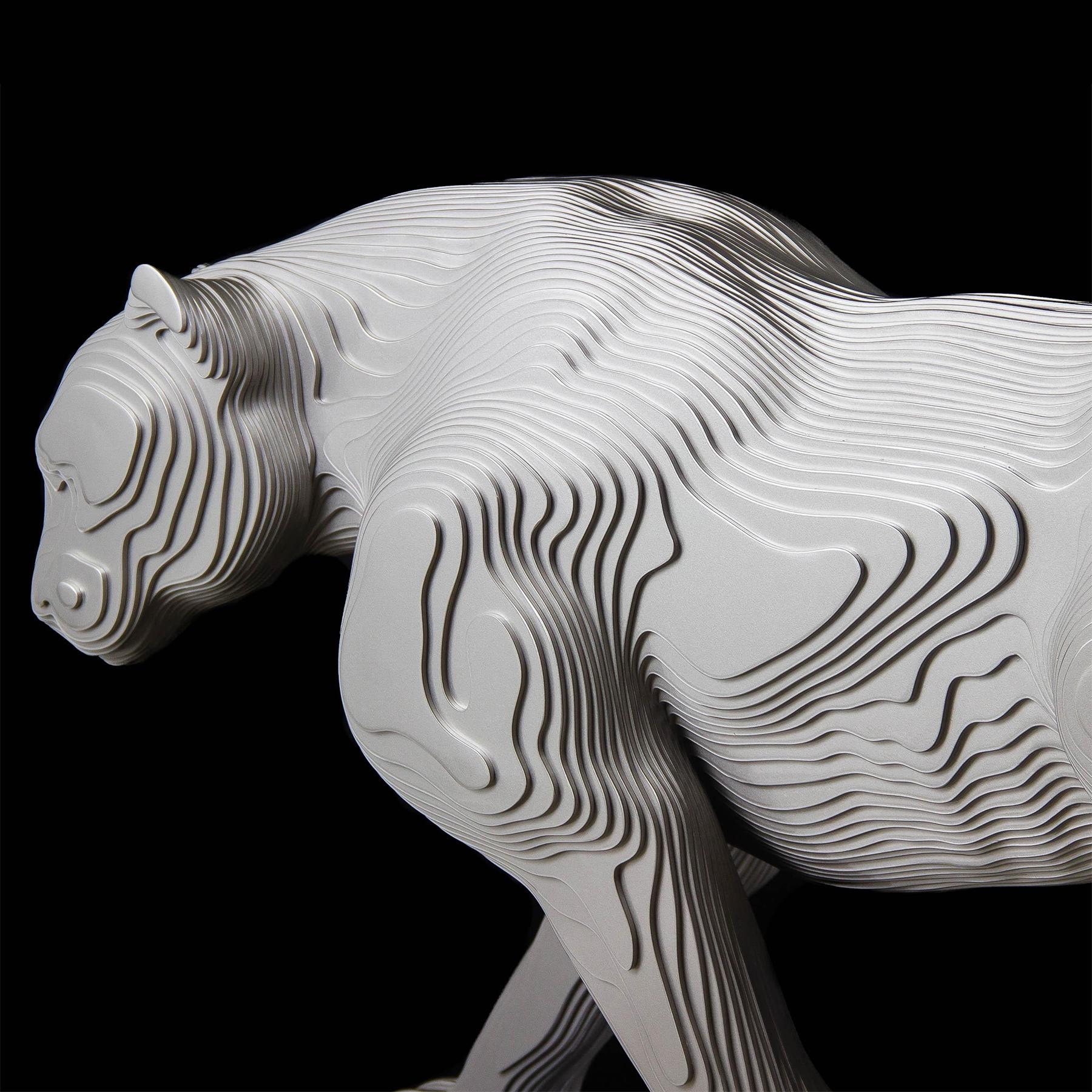 Panther Polished Sculpture For Sale 1