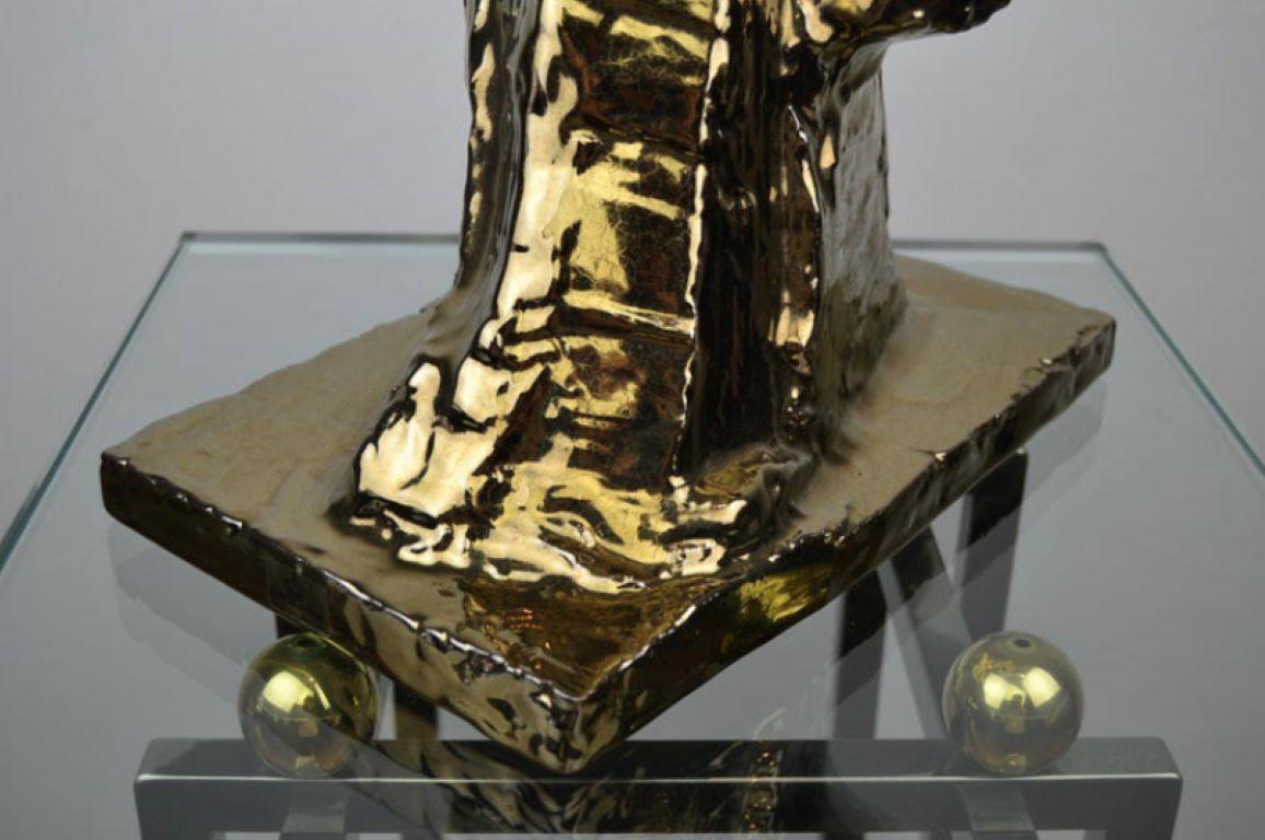 Sculpture de panthère Patrick Villas , Royal Boch , édition limitée en vente 8