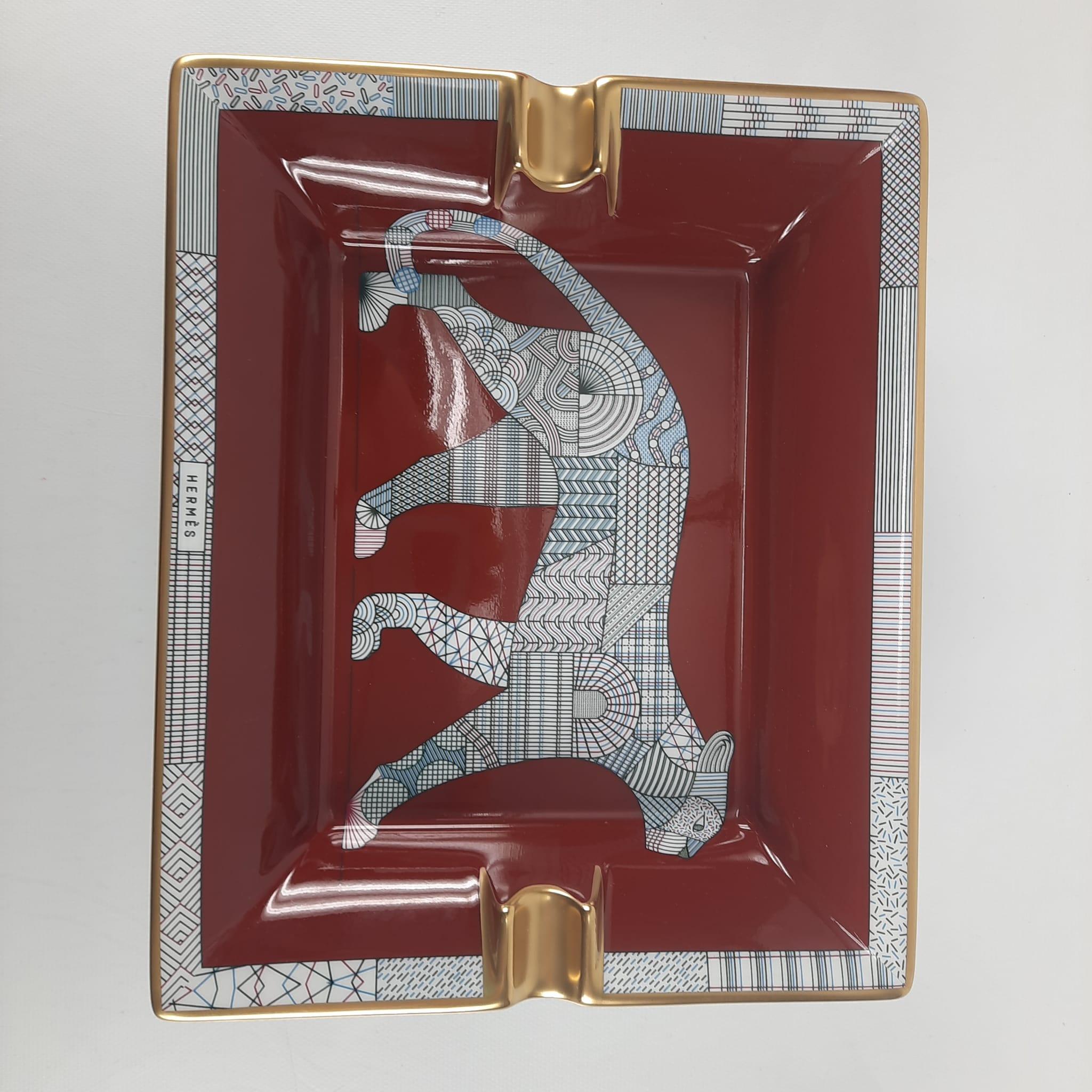 Hermès Panthera Deco ashtray For Sale 2