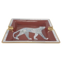 Hermès Panthera Deco ashtray