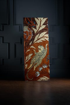 Panthera Natural Wood Marquetry Wall Panel