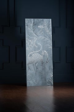 Panthera Opal Nickel Overlay and Marquetry Wall Panel