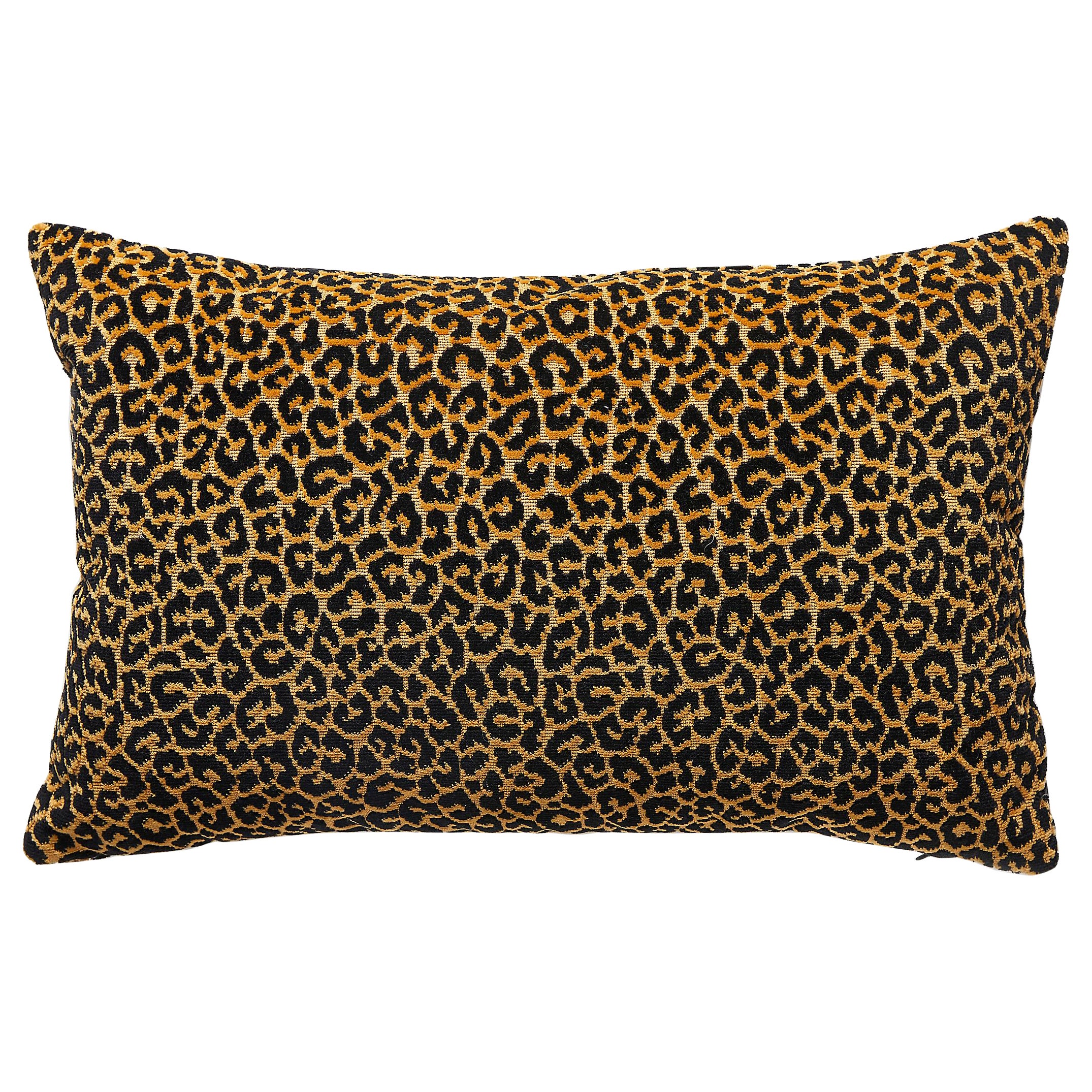 Almohada lumbar de terciopelo Panthera