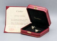 Panthère De Cartier 18 Karat Gold Manschettenknöpfe