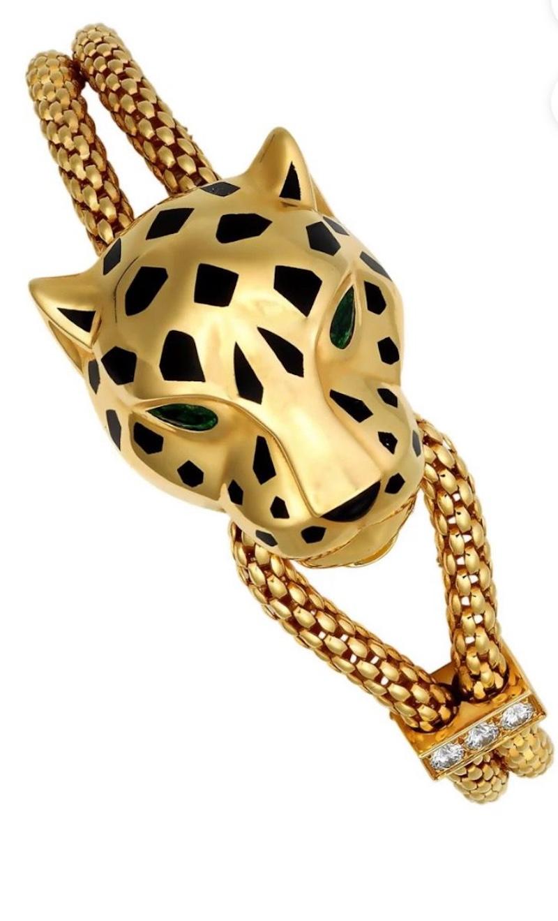 Panthère de Cartier 18K Gelbgold Kettenarmband