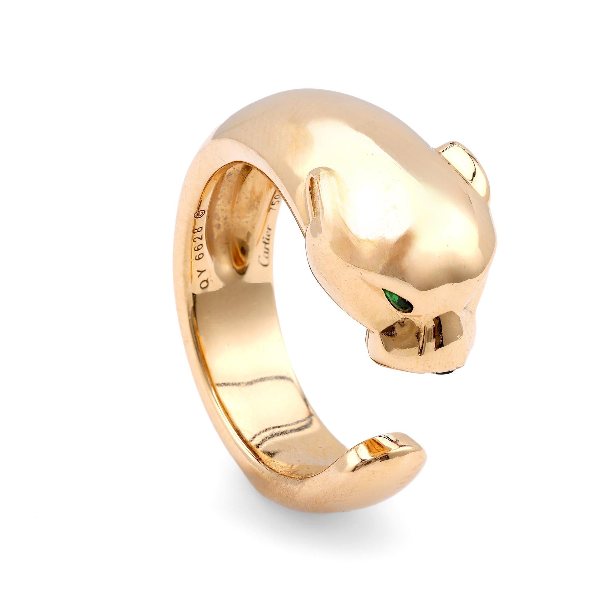Panthère de Cartier 18K Gelbgold Ring (Tropfenschliff)