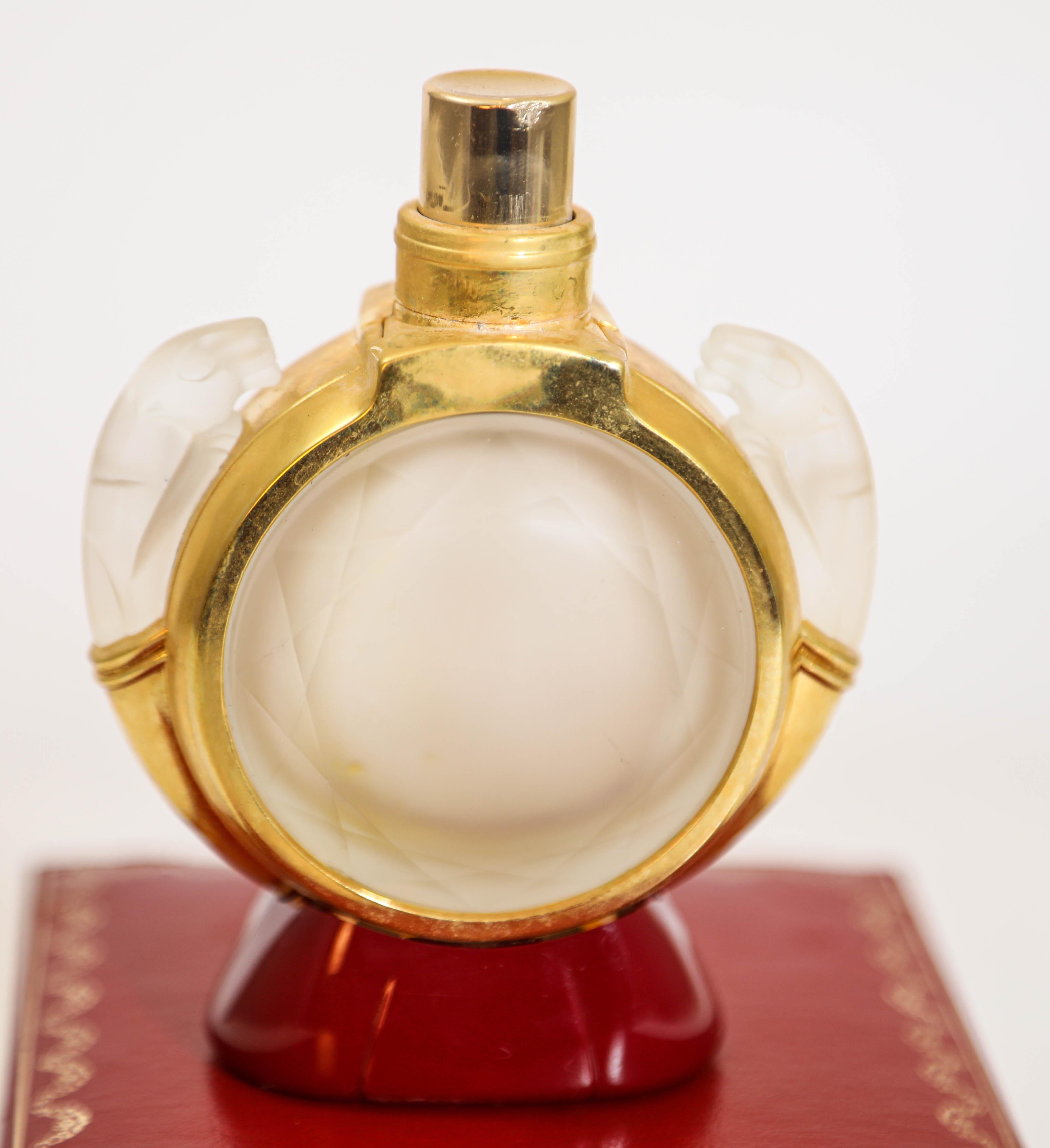 Bottiglia di profumo vintage da collezione Panthere de Cartier in scatola originale Art Deco in vendita 4