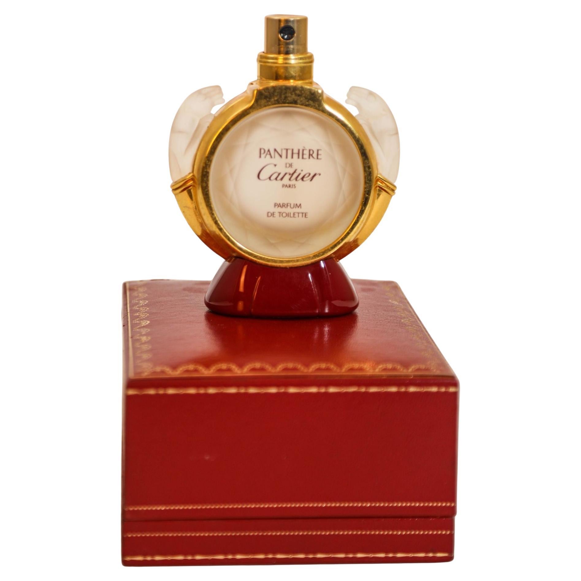 Panthere de Cartier Collectible Vintage Perfume Bottle in original Box Art Deco