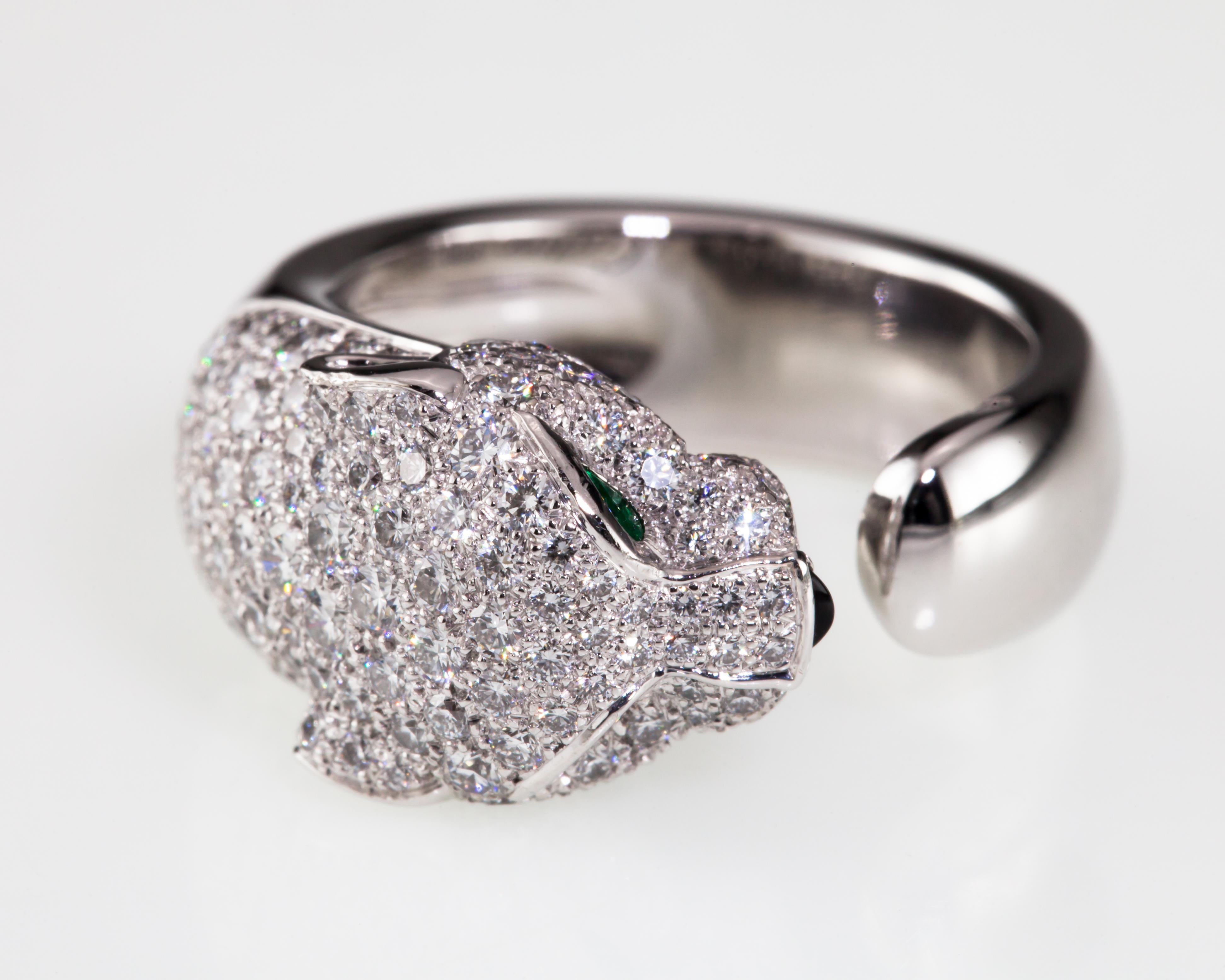 cartier emerald ring