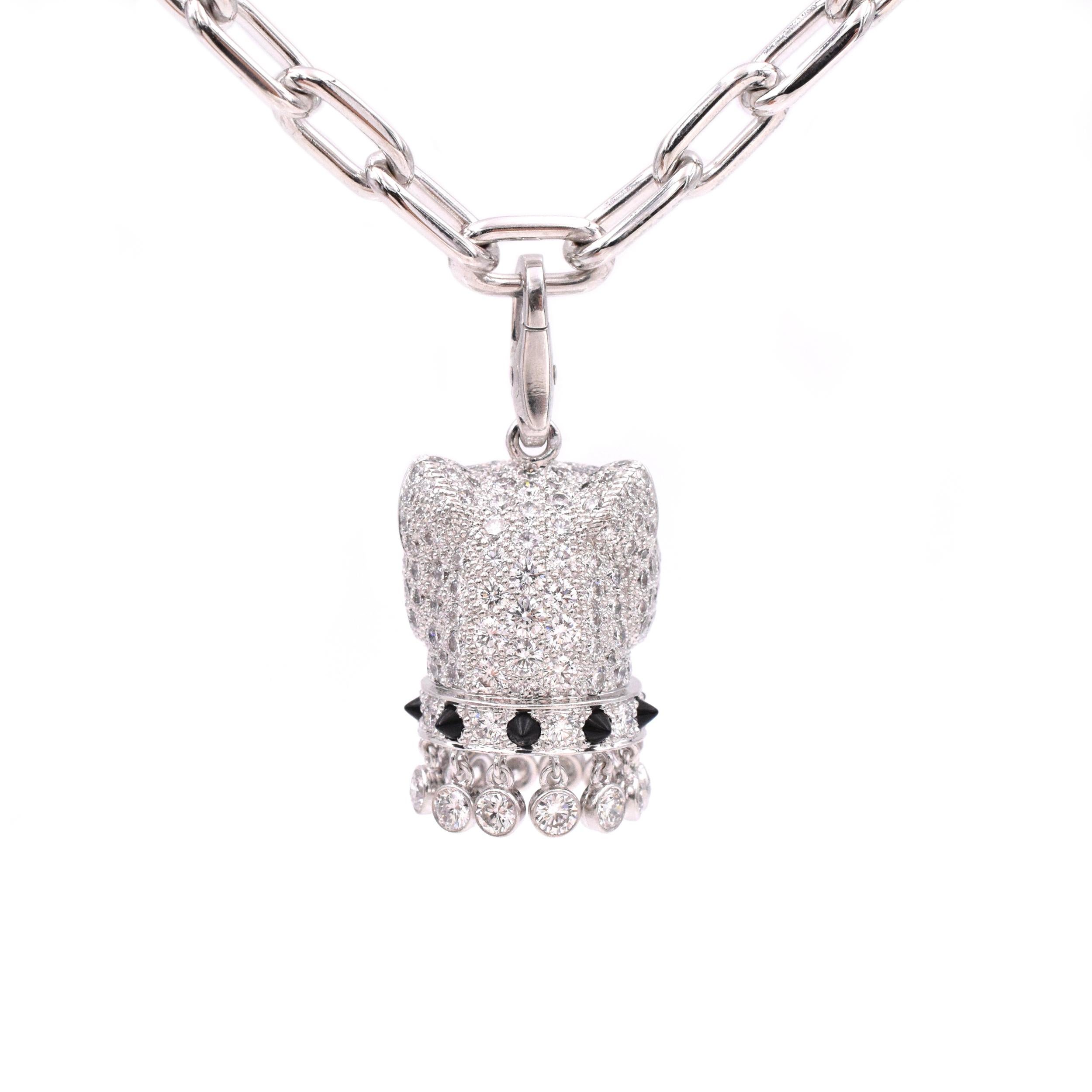 Collier de diamants Panthère De Cartier Excellent état - En vente à New York, NY