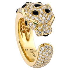 Anello Panthère de Cartier con diamante e onice