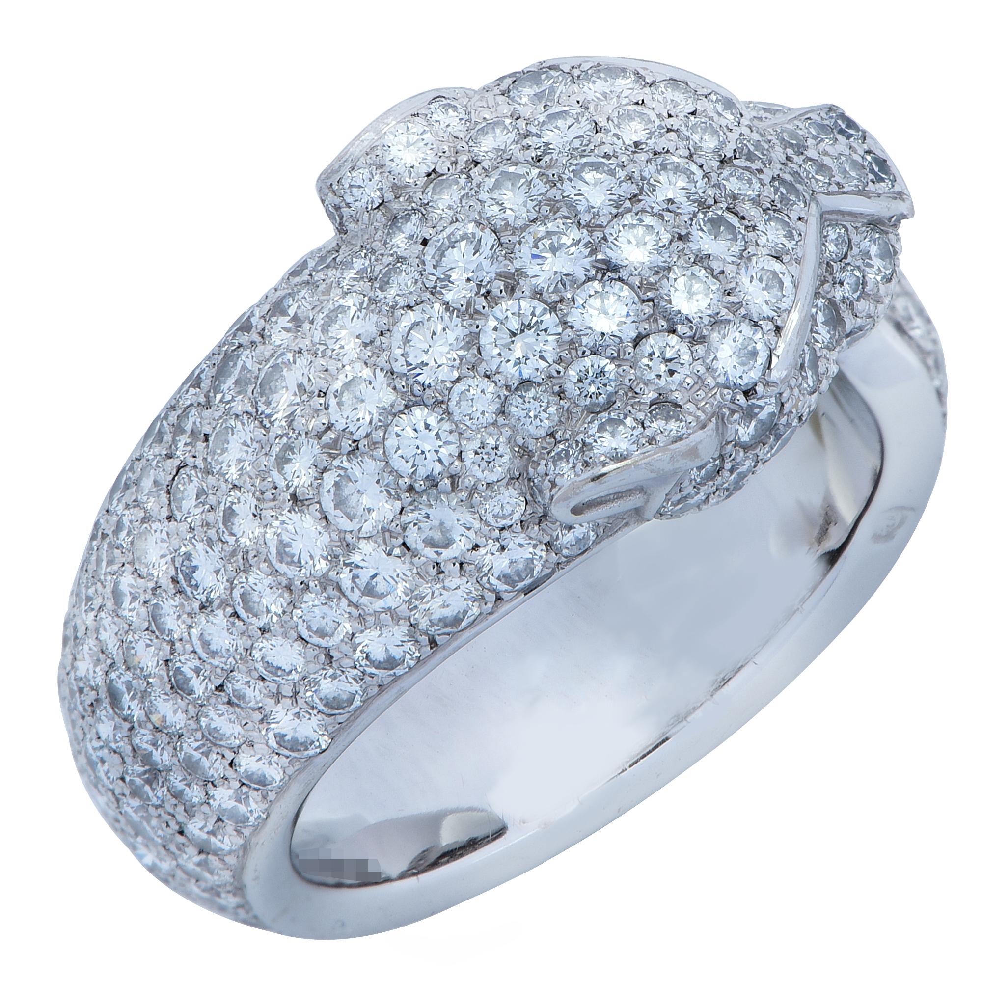 Modern Panthere de Cartier Diamond Ring