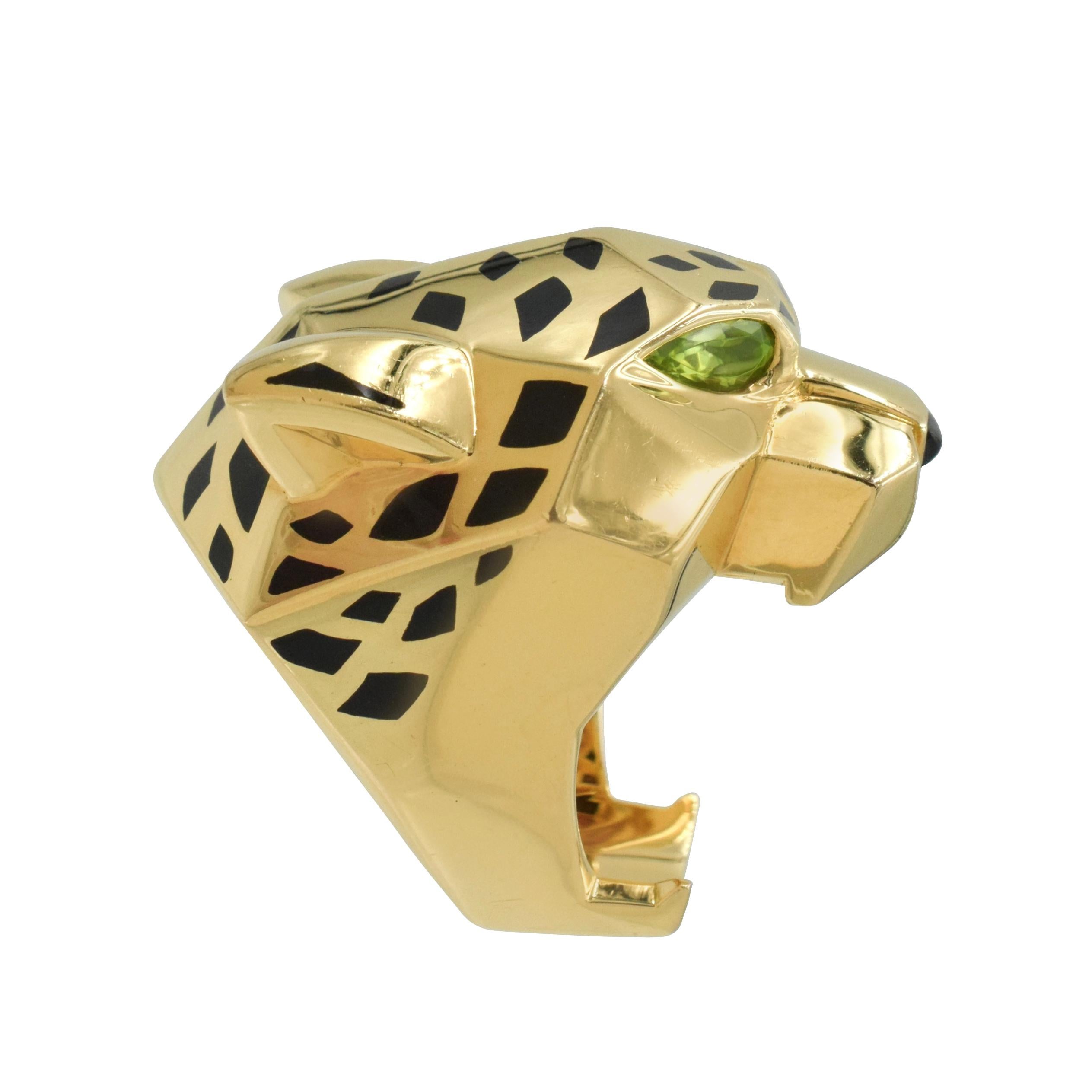 cartier panthere ring yellow gold