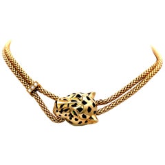Panthère de Cartier Necklace 18 Karat Yellow Gold