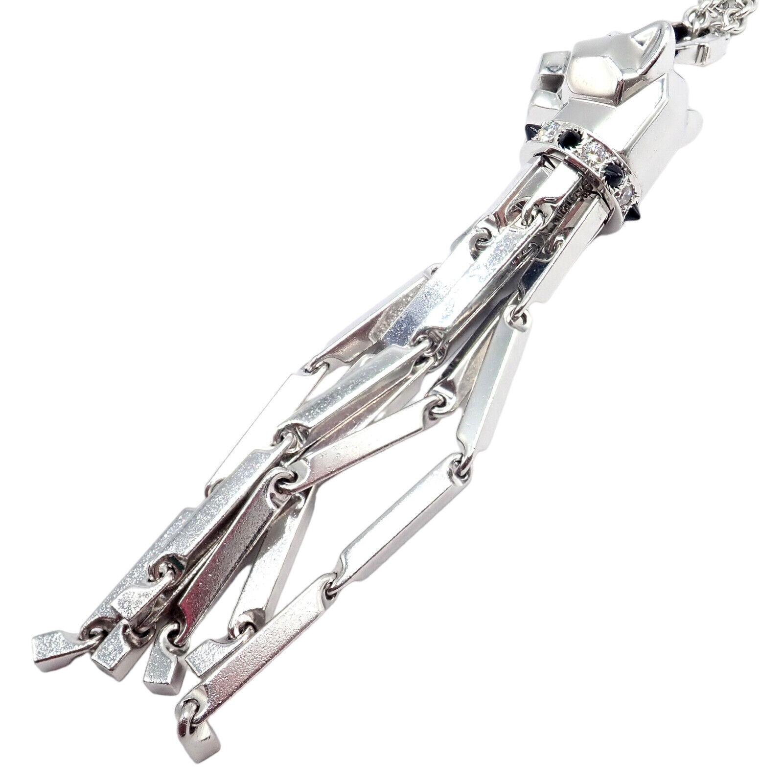 cartier panther necklace diamond