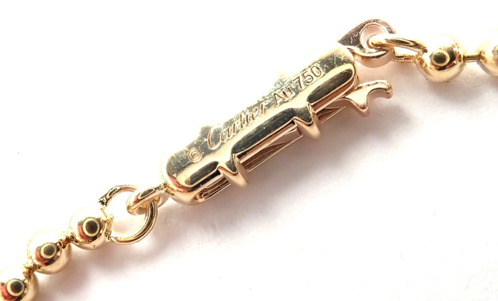 Panthere De Cartier Halskette aus Gelbgold mit Panther-Diamant und Tsavorit 1