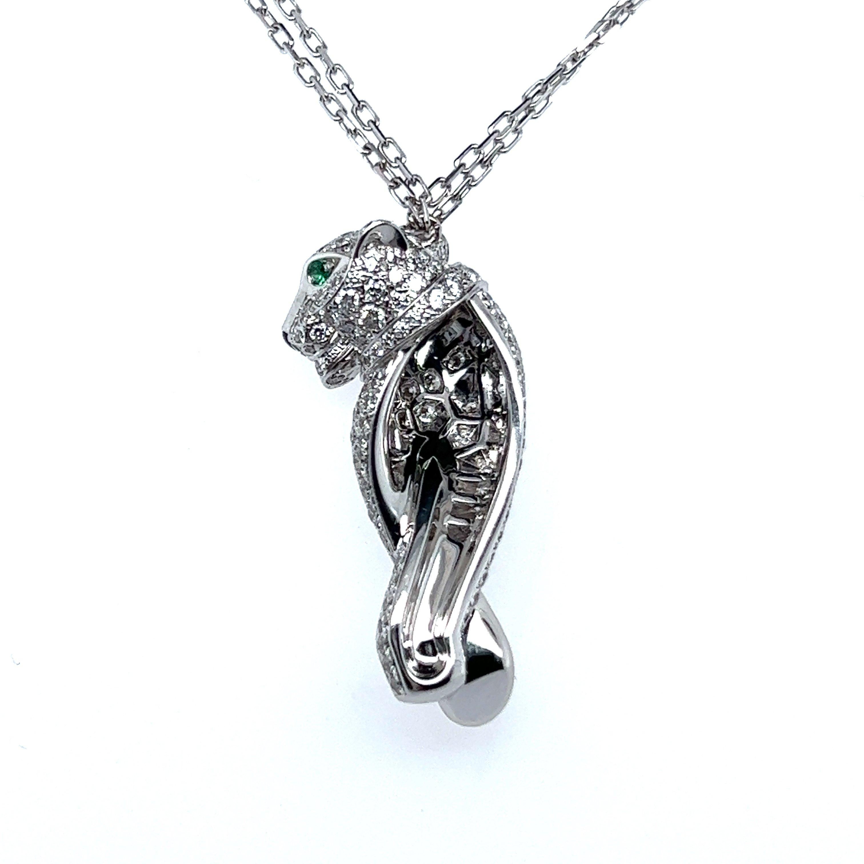 cartier panther necklace