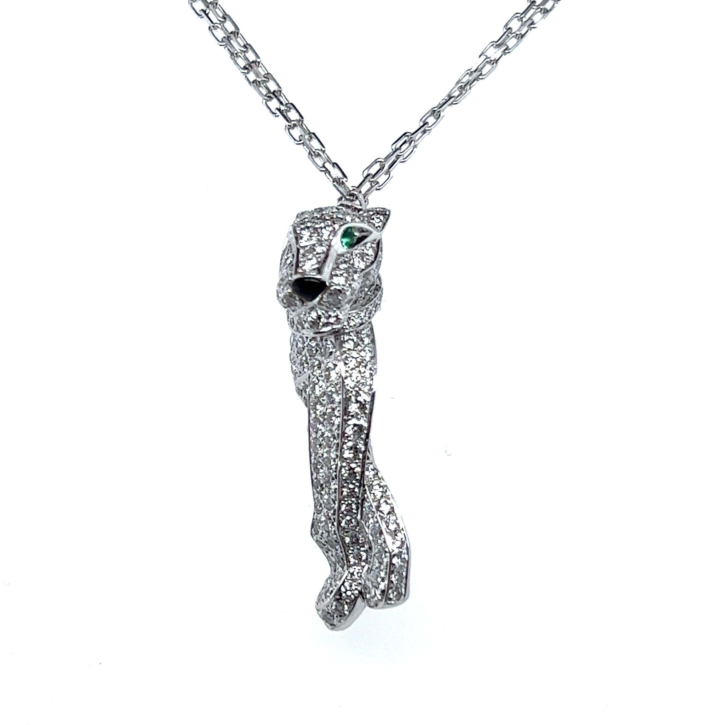 cartier panther necklace